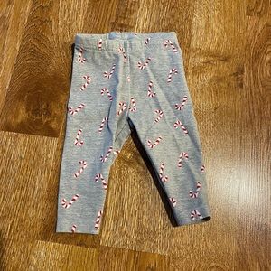 EUC - Carter’s Candy Cane Leggings 6 Months